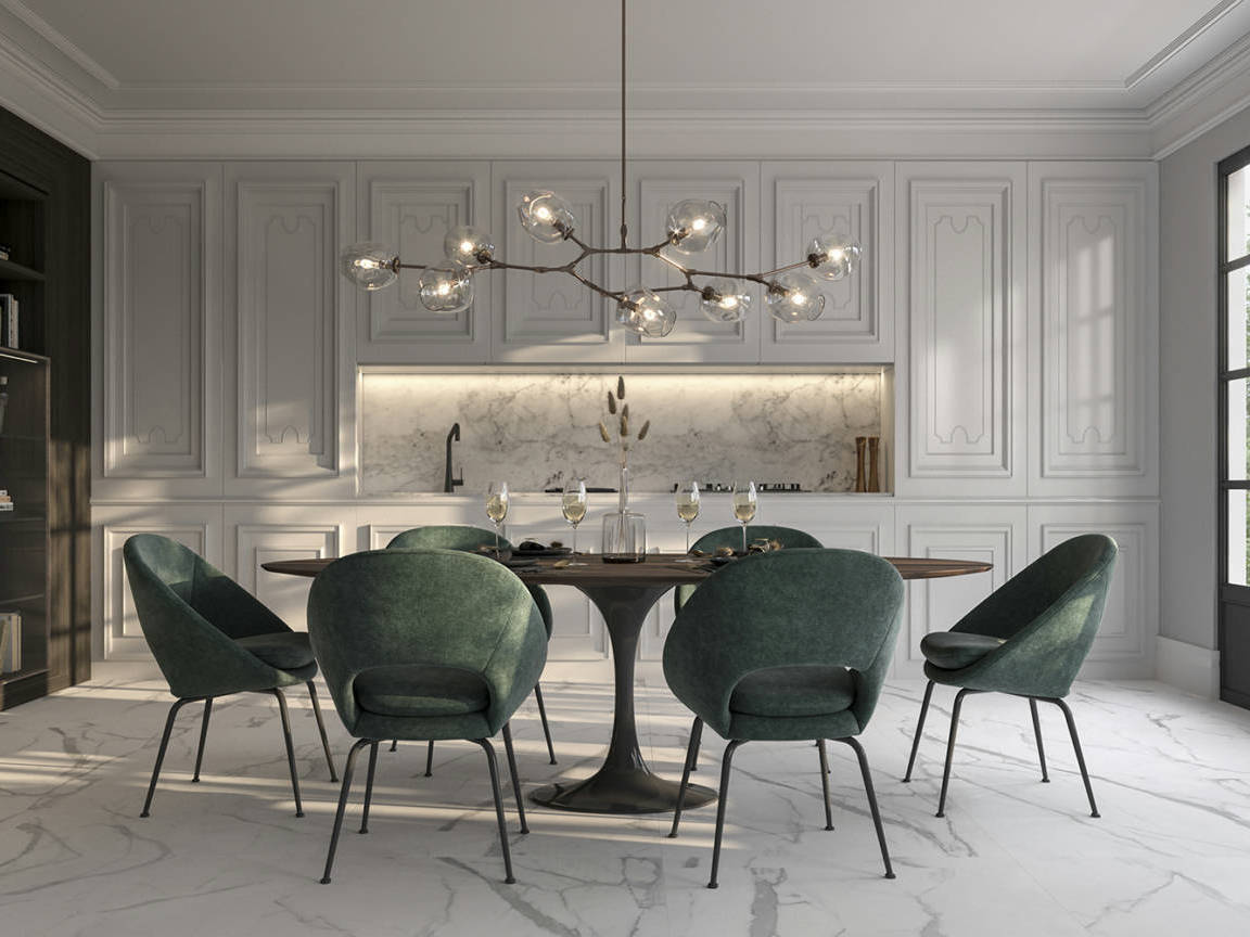 Luxury Statuario Venezia 24x48 | Matteo Kitchens