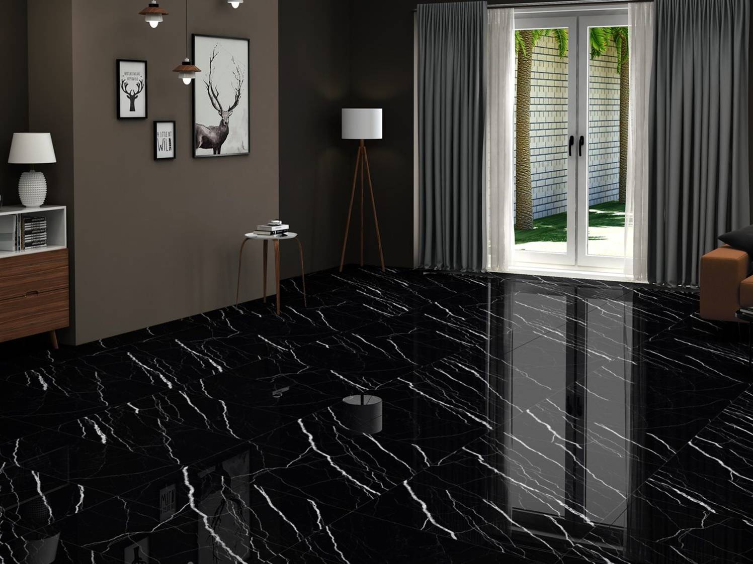 Treasure Midnight Nero 24x48 | Matteo Kitchens