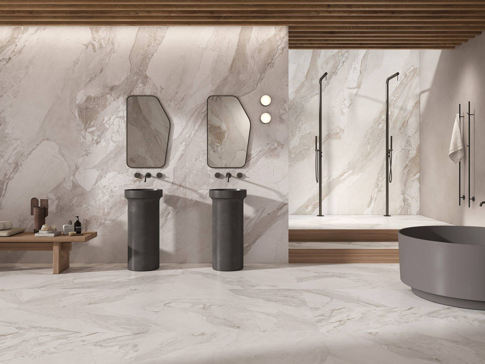 Dynasty White Polished/Matte 24x48 2 | Matteo Kitchens