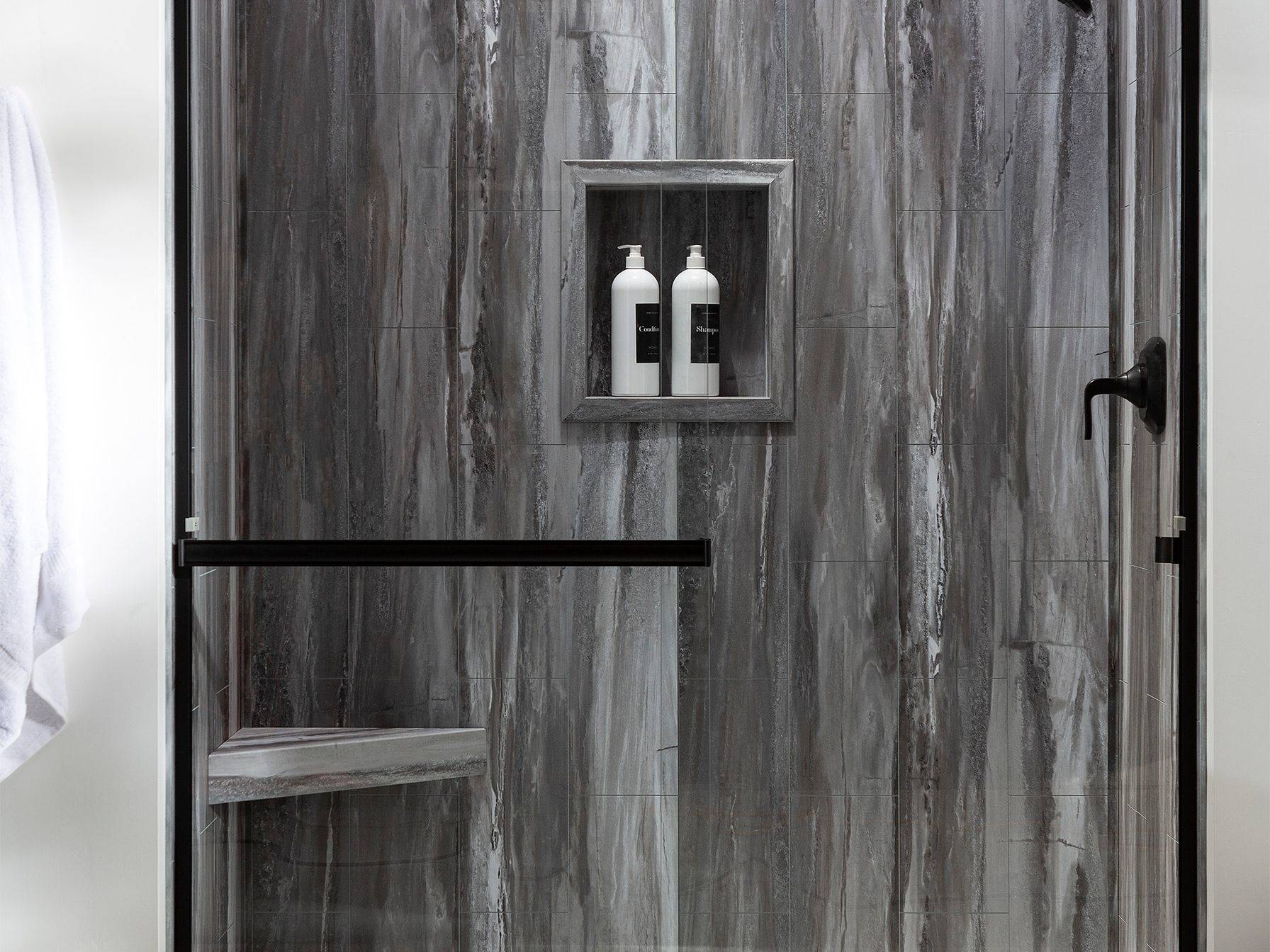 Hermitage Granite Shower Wall Kit 30x60x78 | Matteo Kitchens