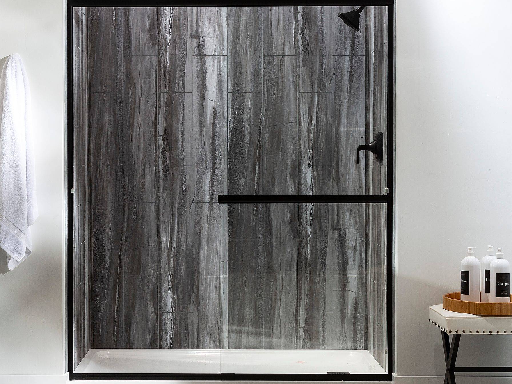 Hermitage Granite Shower Wall Kit 32x60x78 | Matteo Kitchens
