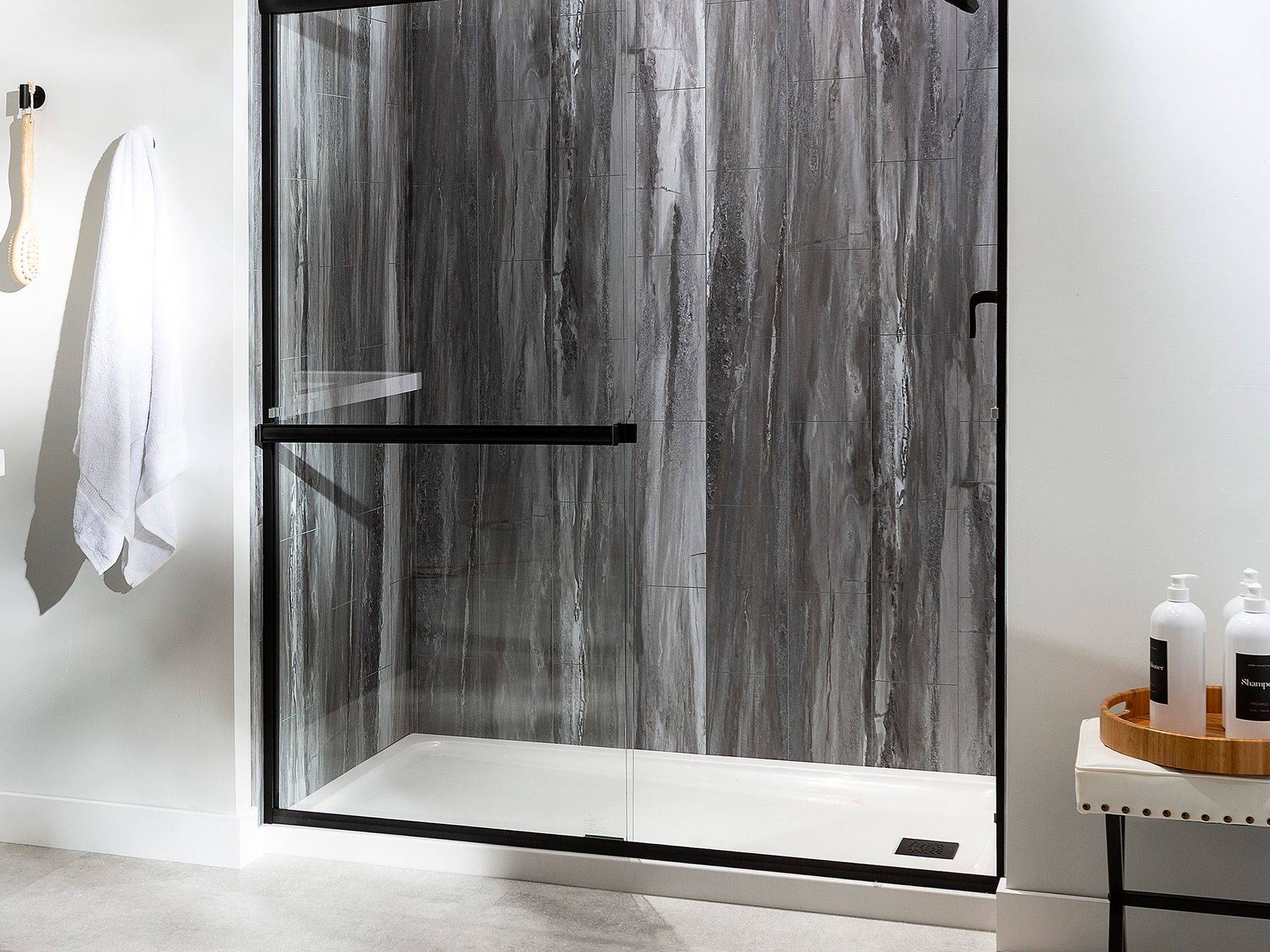 Hermitage Granite Shower Wall Kit 36x36x78 | Matteo Kitchens