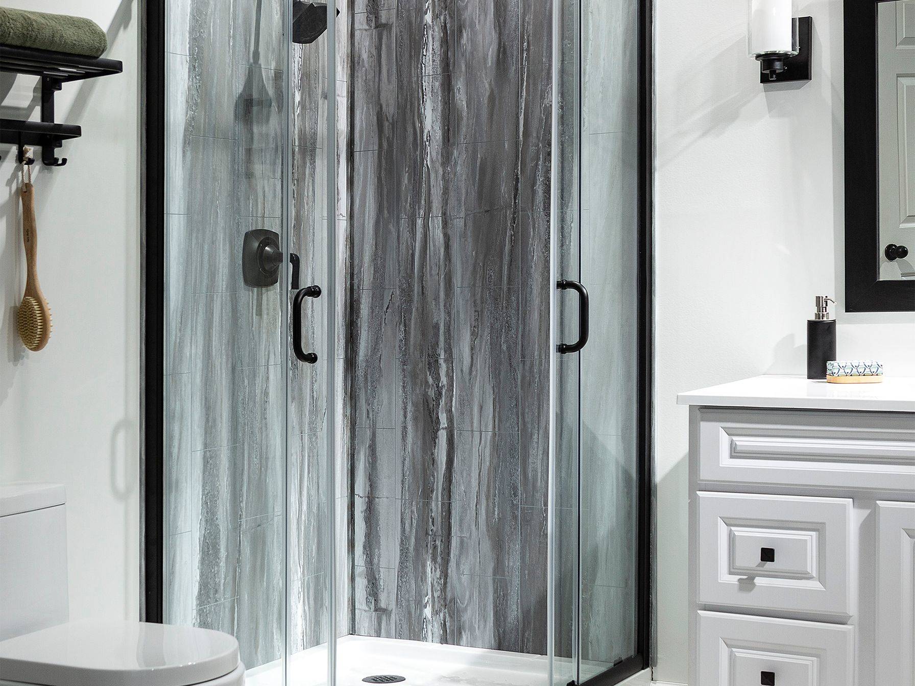 Hermitage Granite Shower Wall Kit 36x60x78 | Matteo Kitchens