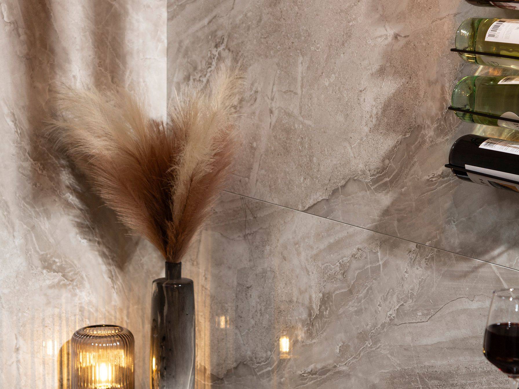 Mont Blanc Gloss Wall Panel 24x48 | Matteo Kitchens