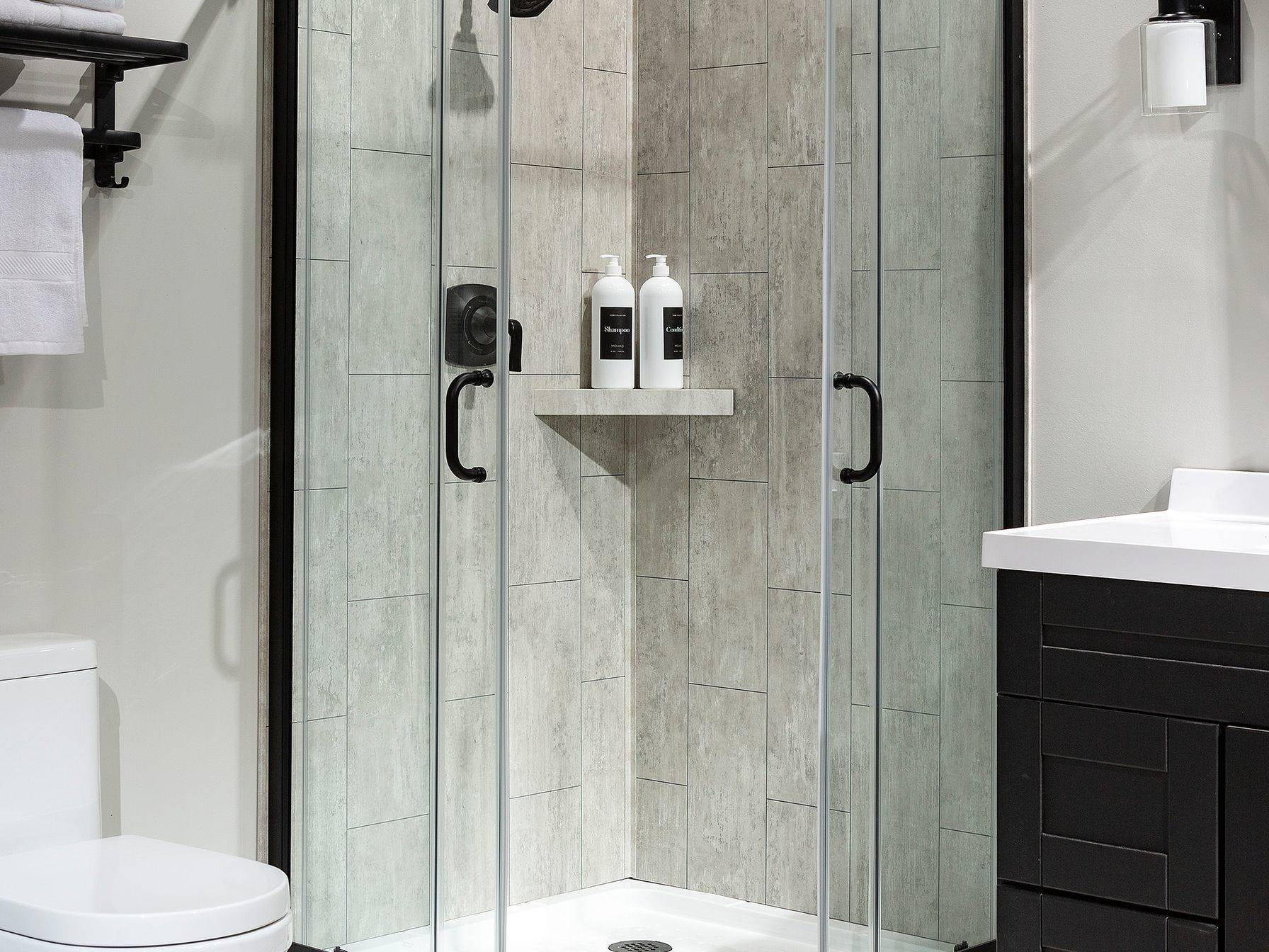 Wind Gust Shower Wall Kit 36x60x78 | Matteo Kitchens