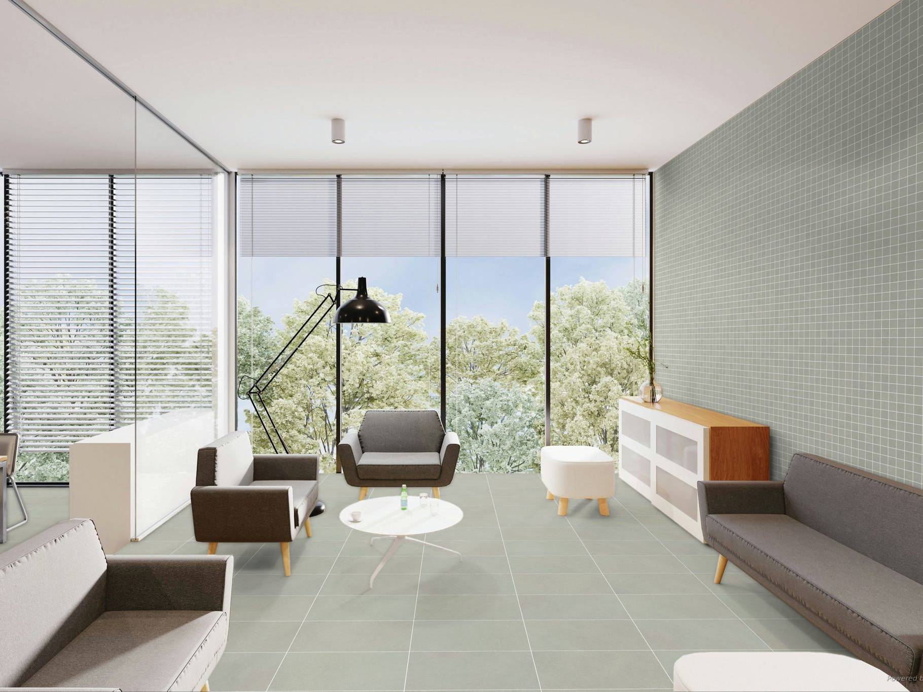 Concord Sienna Matte 12x24 & 2x2 | Matteo Kitchens