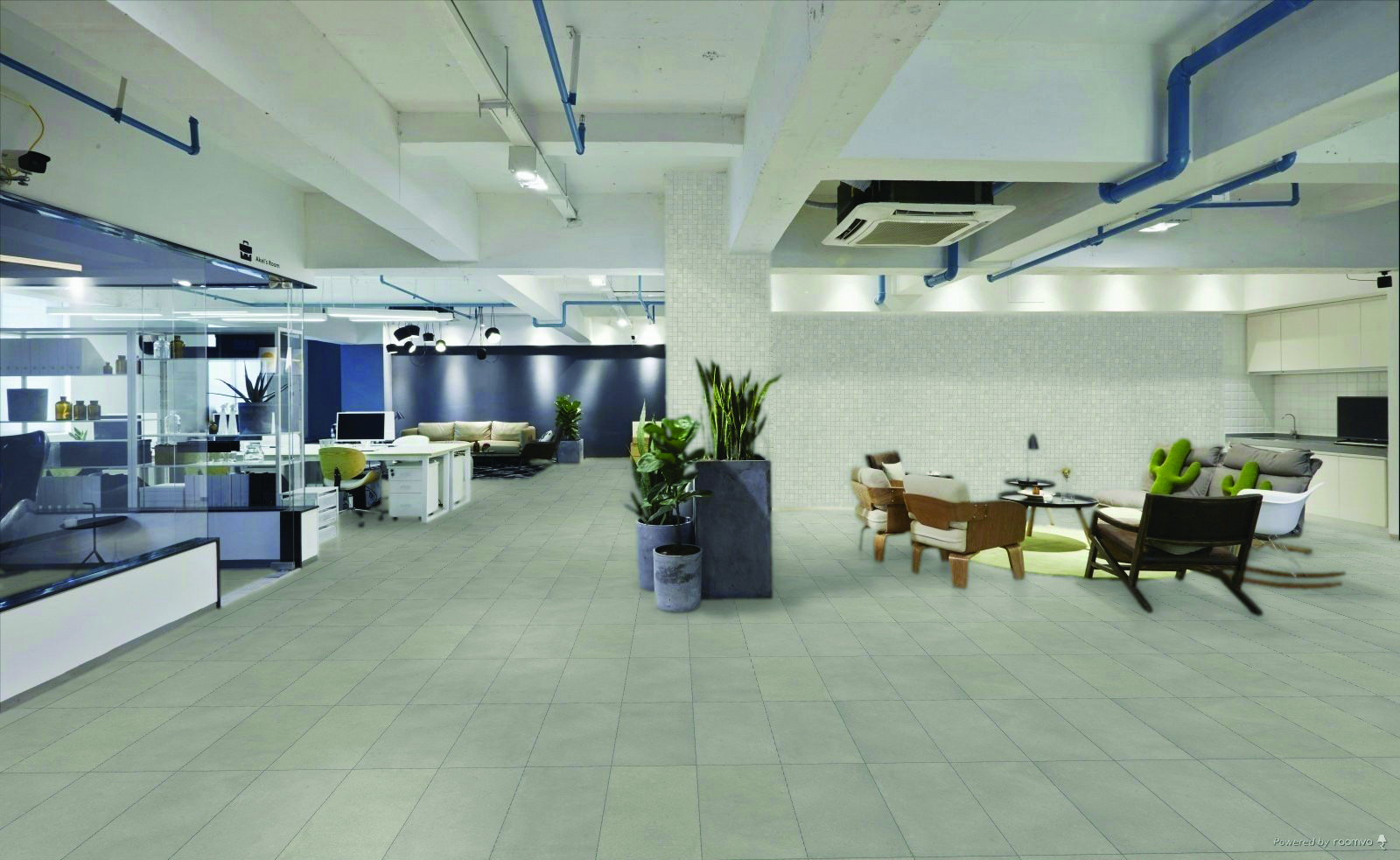 Madison 12x24 & 2x2 Stone Matte | Matteo Kitchens