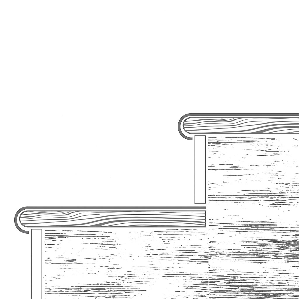 Stair Tread 12x48 4426-Barnwood Amber | Matteo Kitchens