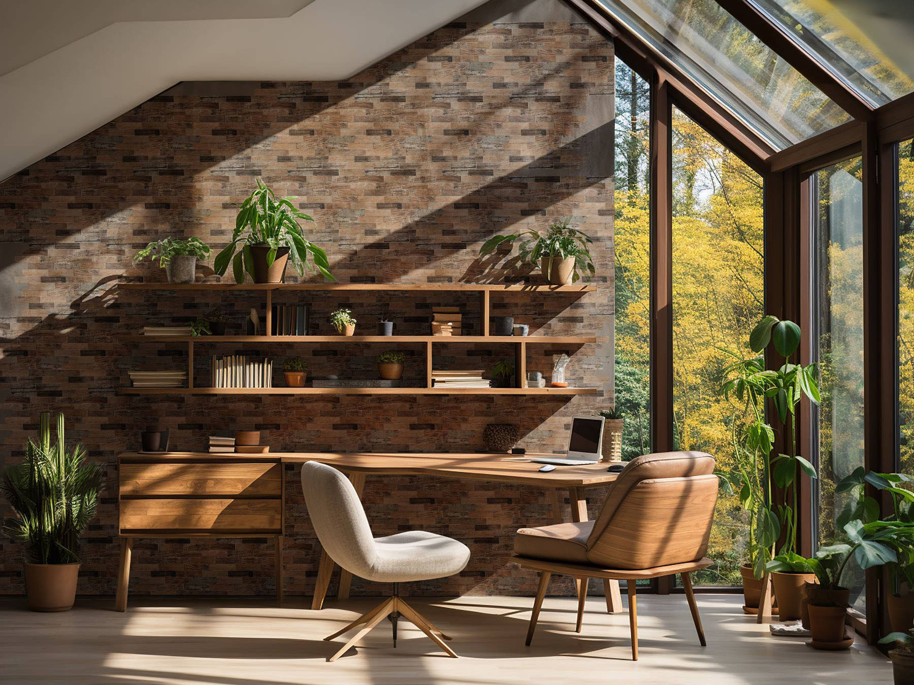 Beige Brown Mix Wood | Matteo Kitchens