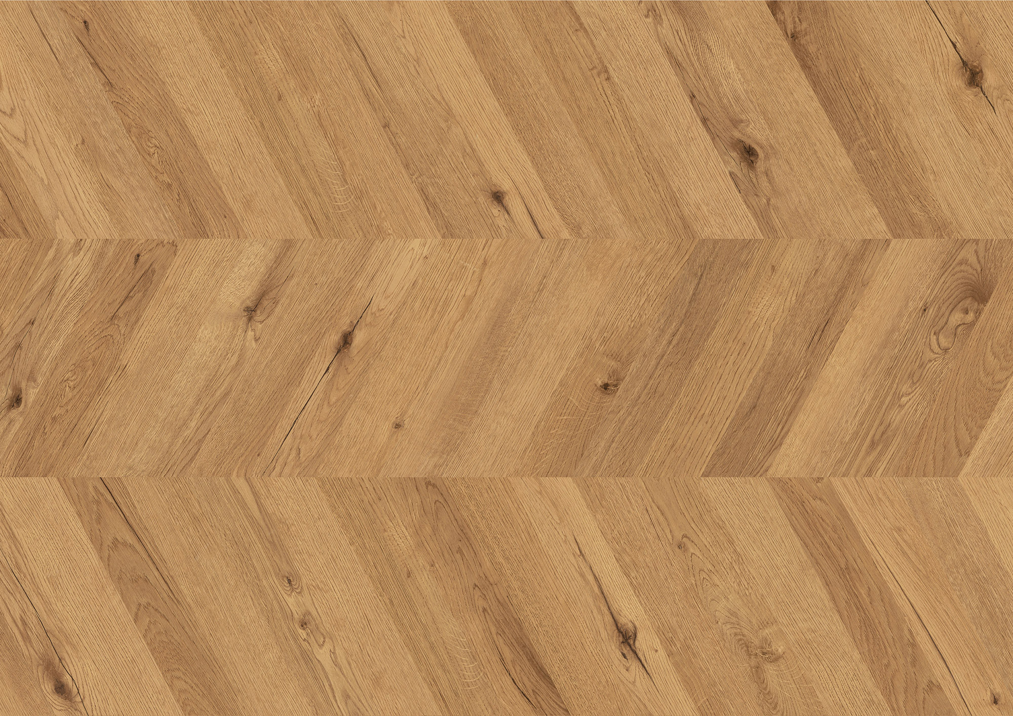 Chevron Cognac Oak | Matteo Kitchens