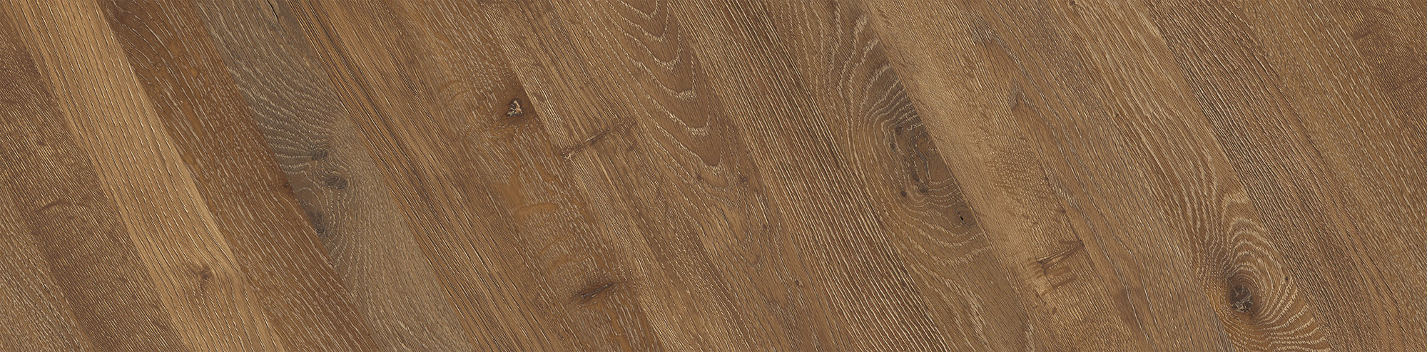Chevron Rustic Oak Brown | Matteo Kitchens