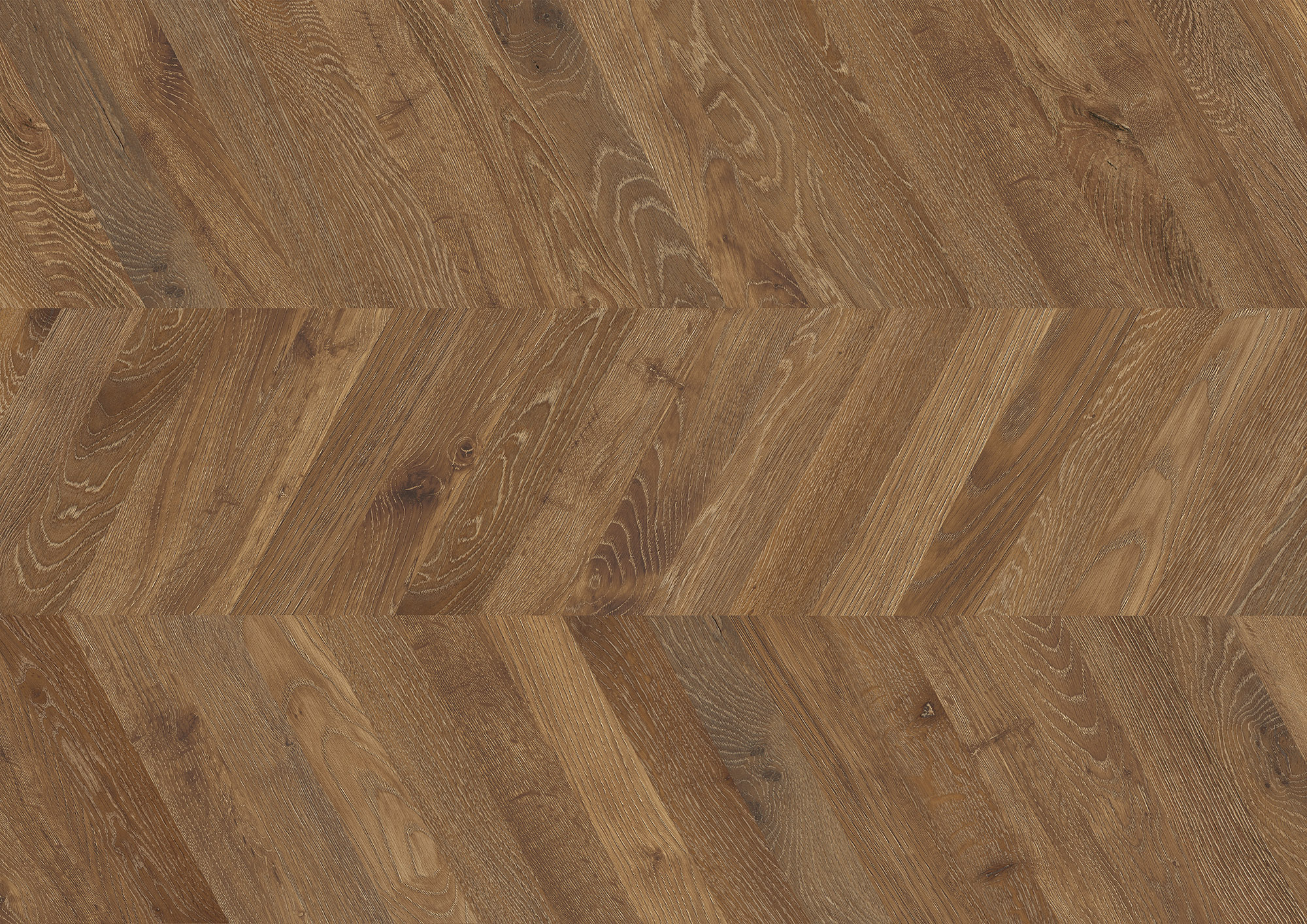 Chevron Rustic Oak Brown | Matteo Kitchens