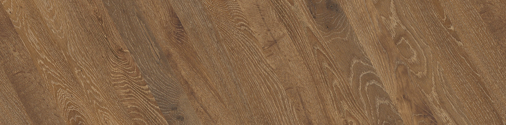 Chevron Rustic Oak Brown | Matteo Kitchens