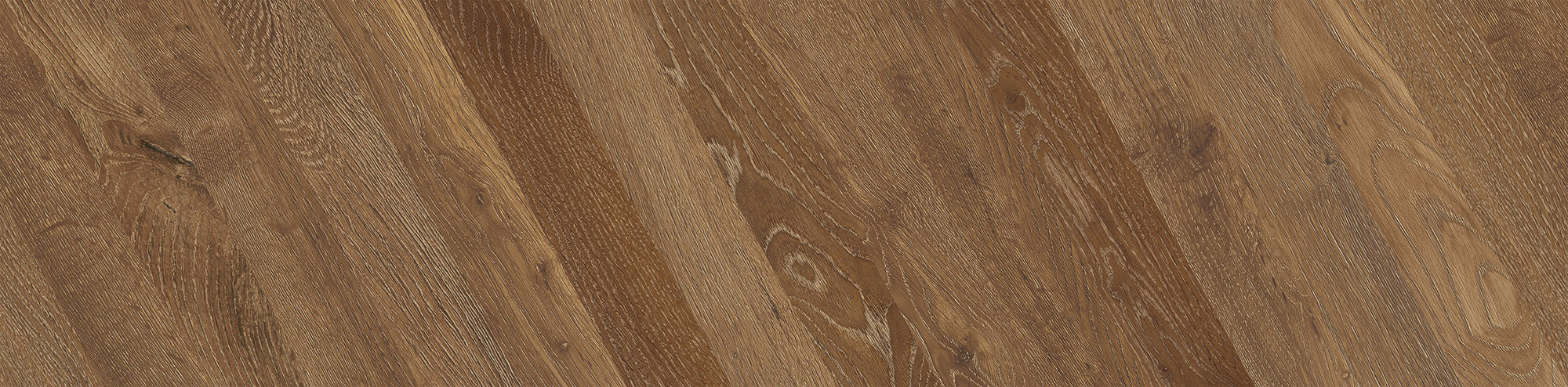 Chevron Rustic Oak Brown | Matteo Kitchens