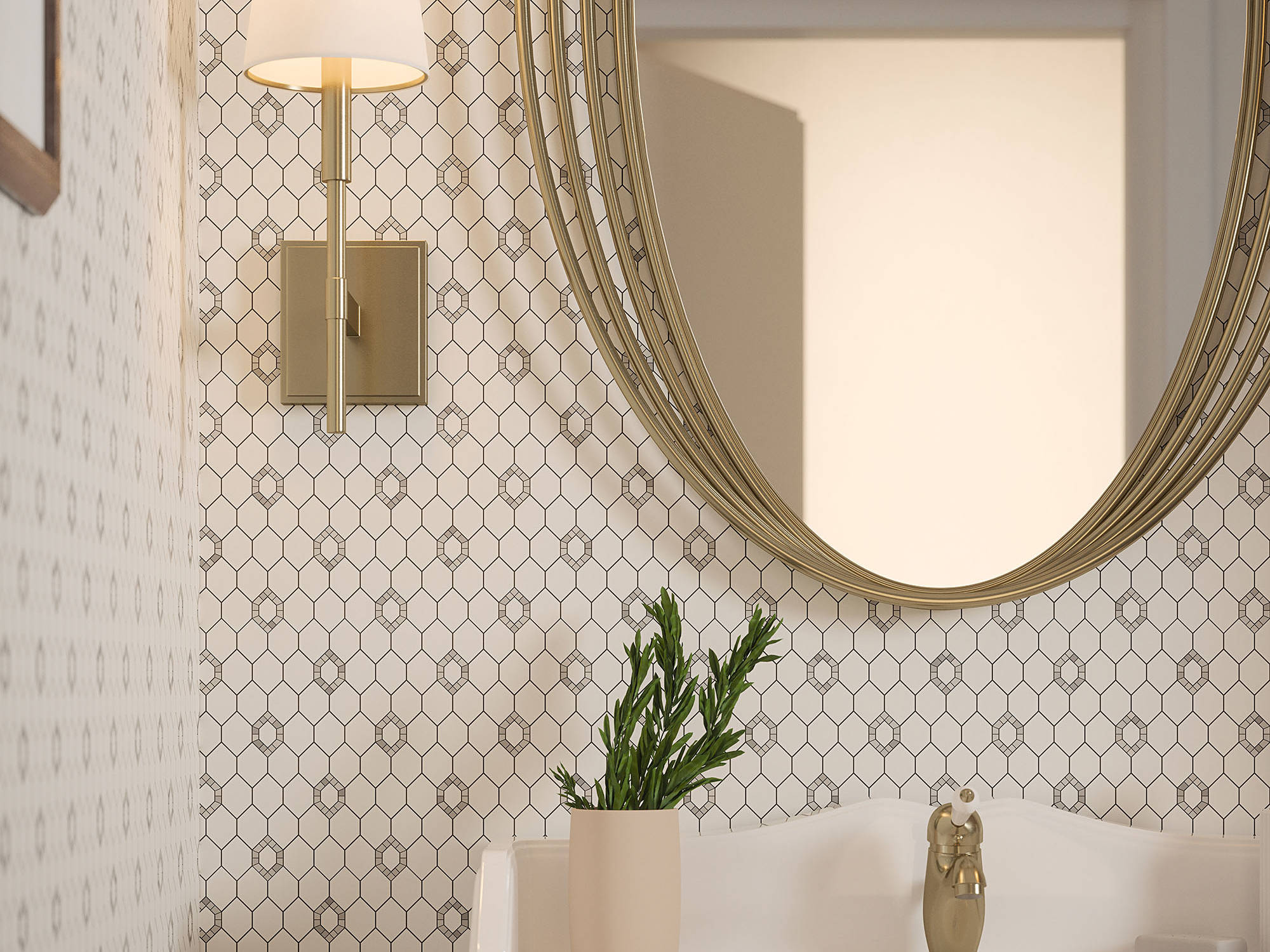 Daffodil Grey Mosaic | Matteo Kitchens