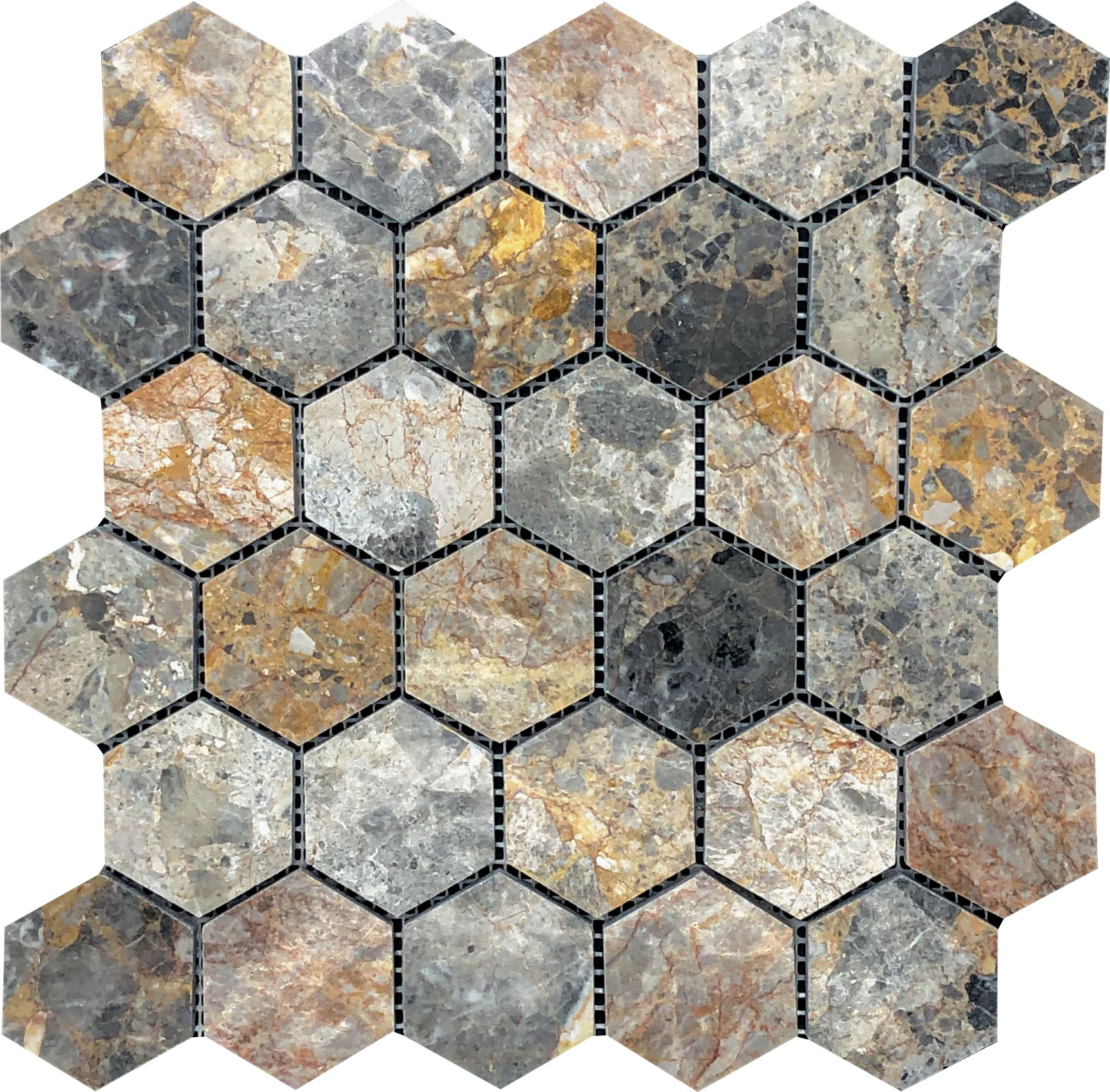 Hexagon Royal Vein Mosaic | Matteo Kitchens