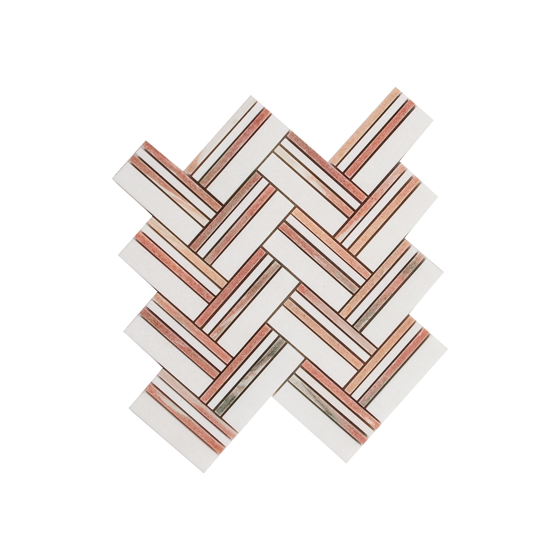 Rosey Weave Mosaic | Matteo Kitchens