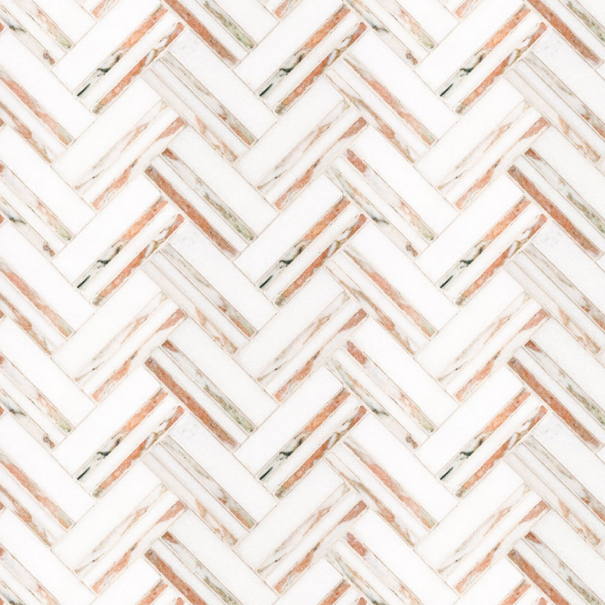 Rosey Weave Mosaic | Matteo Kitchens