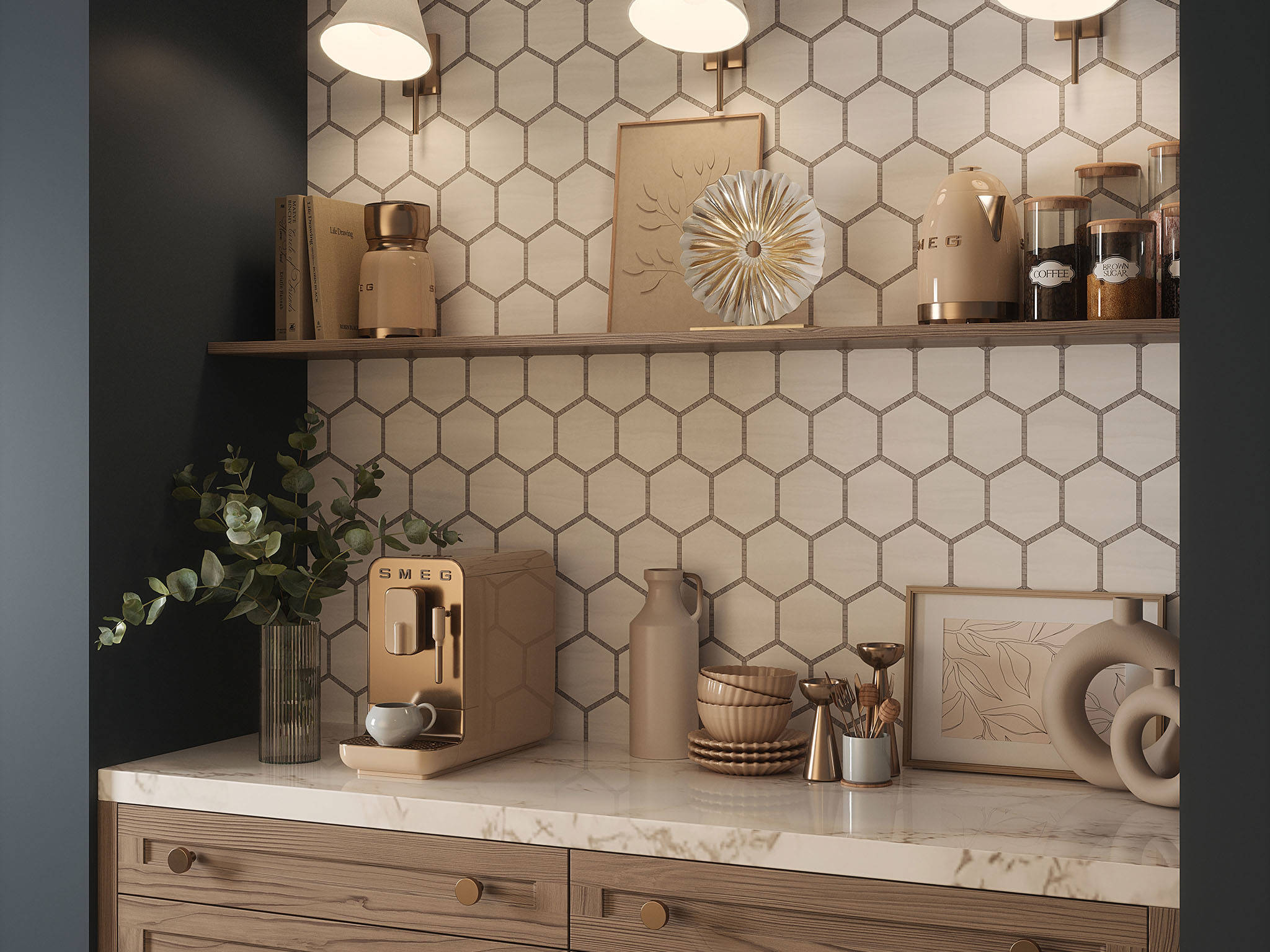 Gram Grey Mosaic | Matteo Kitchens