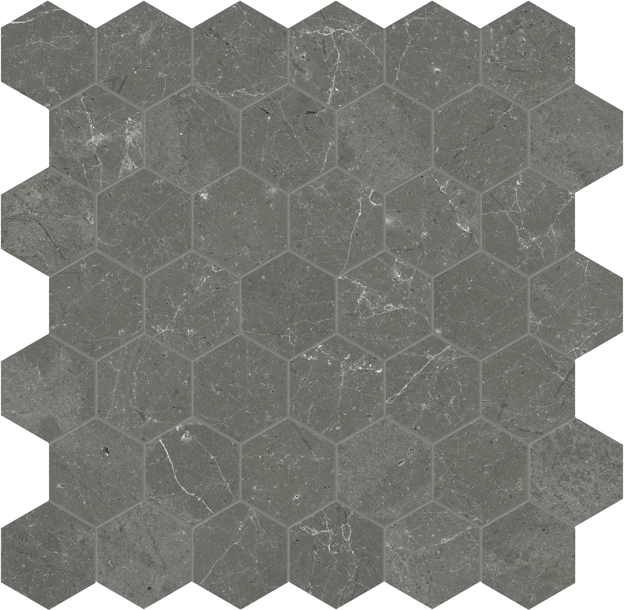 Stark Carbon 2 Hexagon Mosaic | Matteo Kitchens