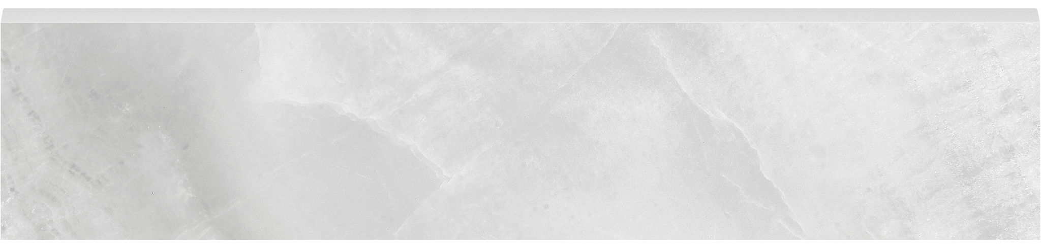 Plata 3x12 Onyx Crystallo Bullnose Matte | Matteo Kitchens