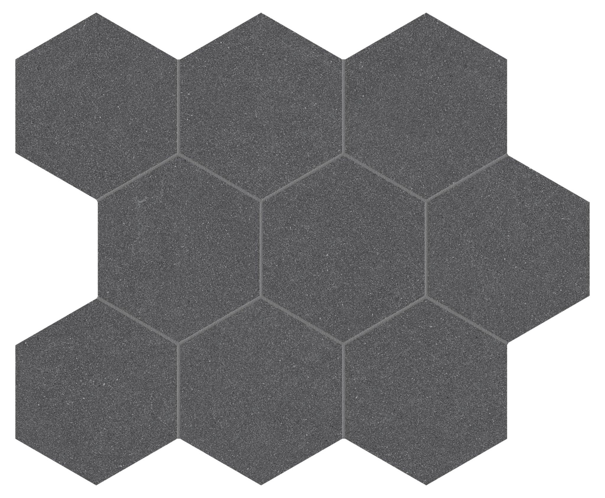 Serena 4" Hex Flint | Matteo Kitchens