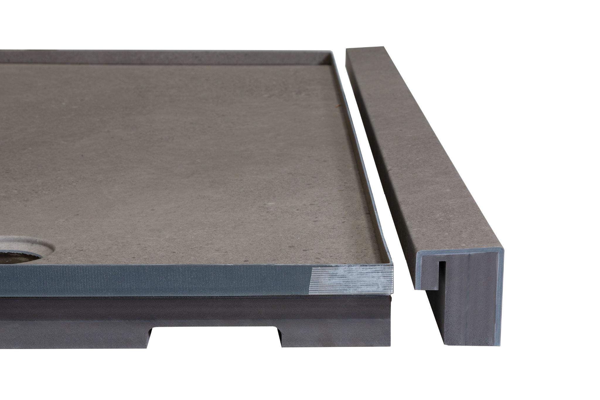 Shower Pan 30x60 Concrete Sand | Matteo Kitchens