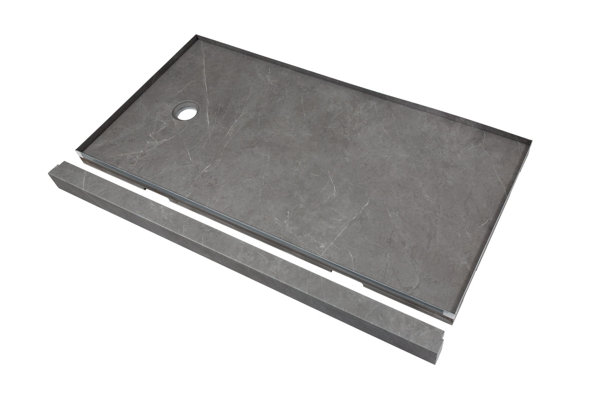 Shower Pan 30x60 Graphite Slate | Matteo Kitchens