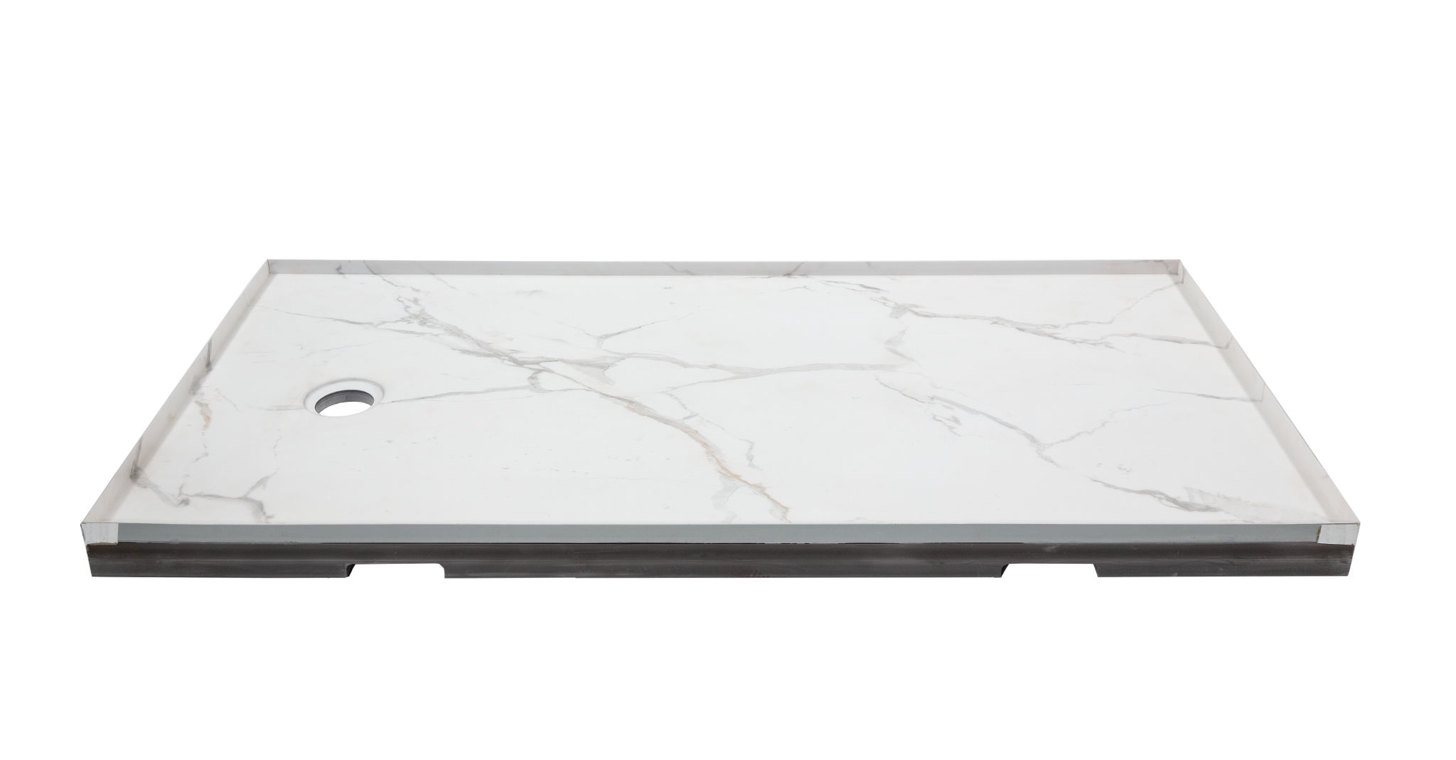 Shower Pan 32x60 Bianco Marble | Matteo Kitchens