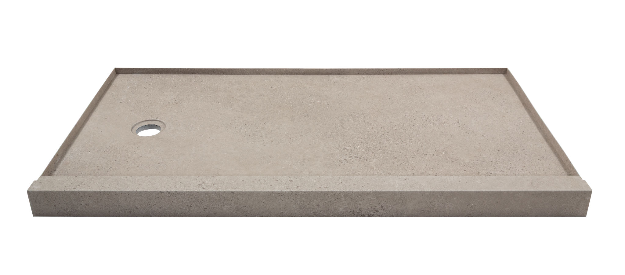 Shower Pan 32x60 Concrete Sand | Matteo Kitchens