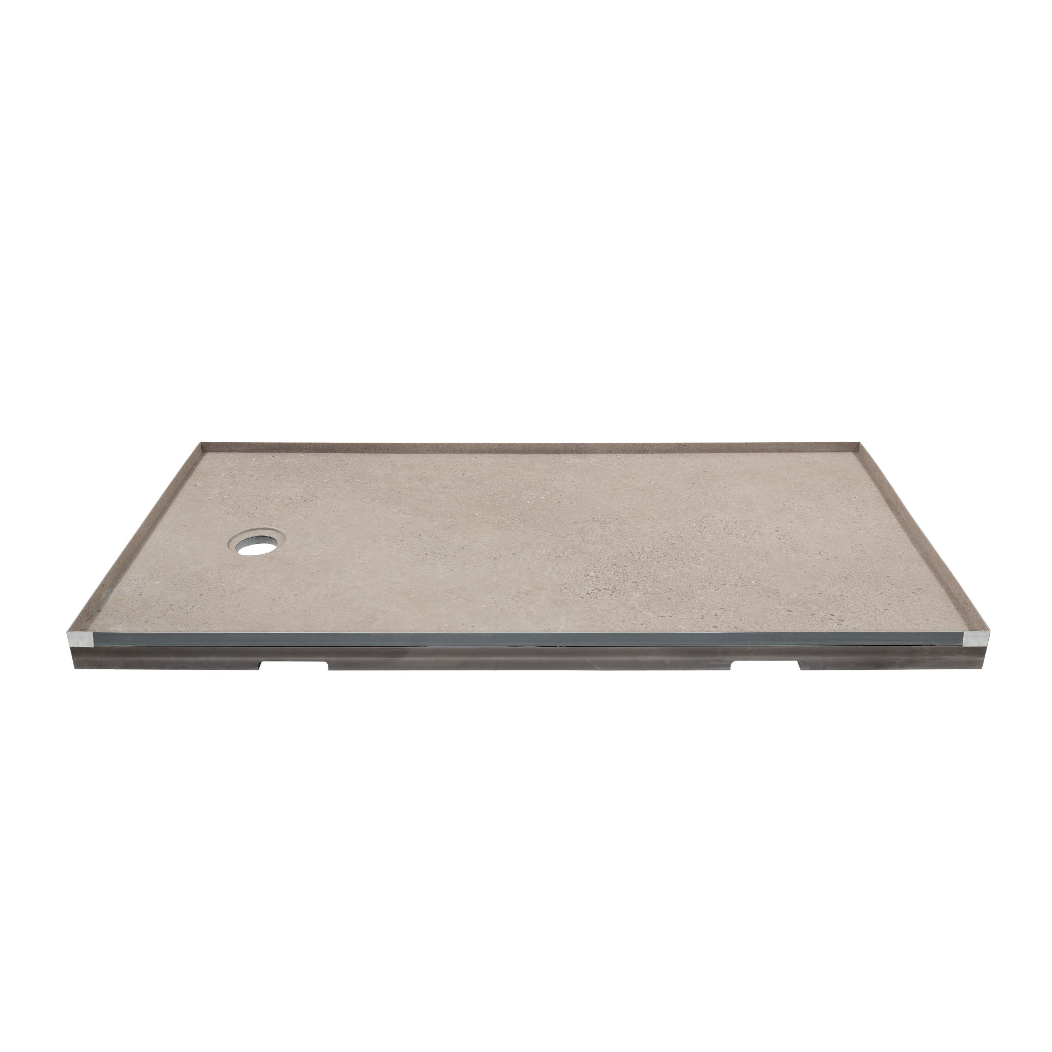 Shower Pan 32x60 Concrete Sand | Matteo Kitchens