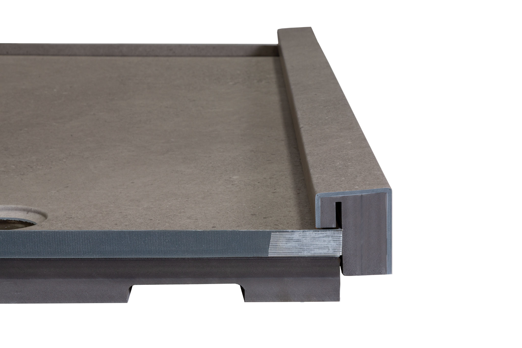 Shower Pan 32x60 Concrete Sand | Matteo Kitchens