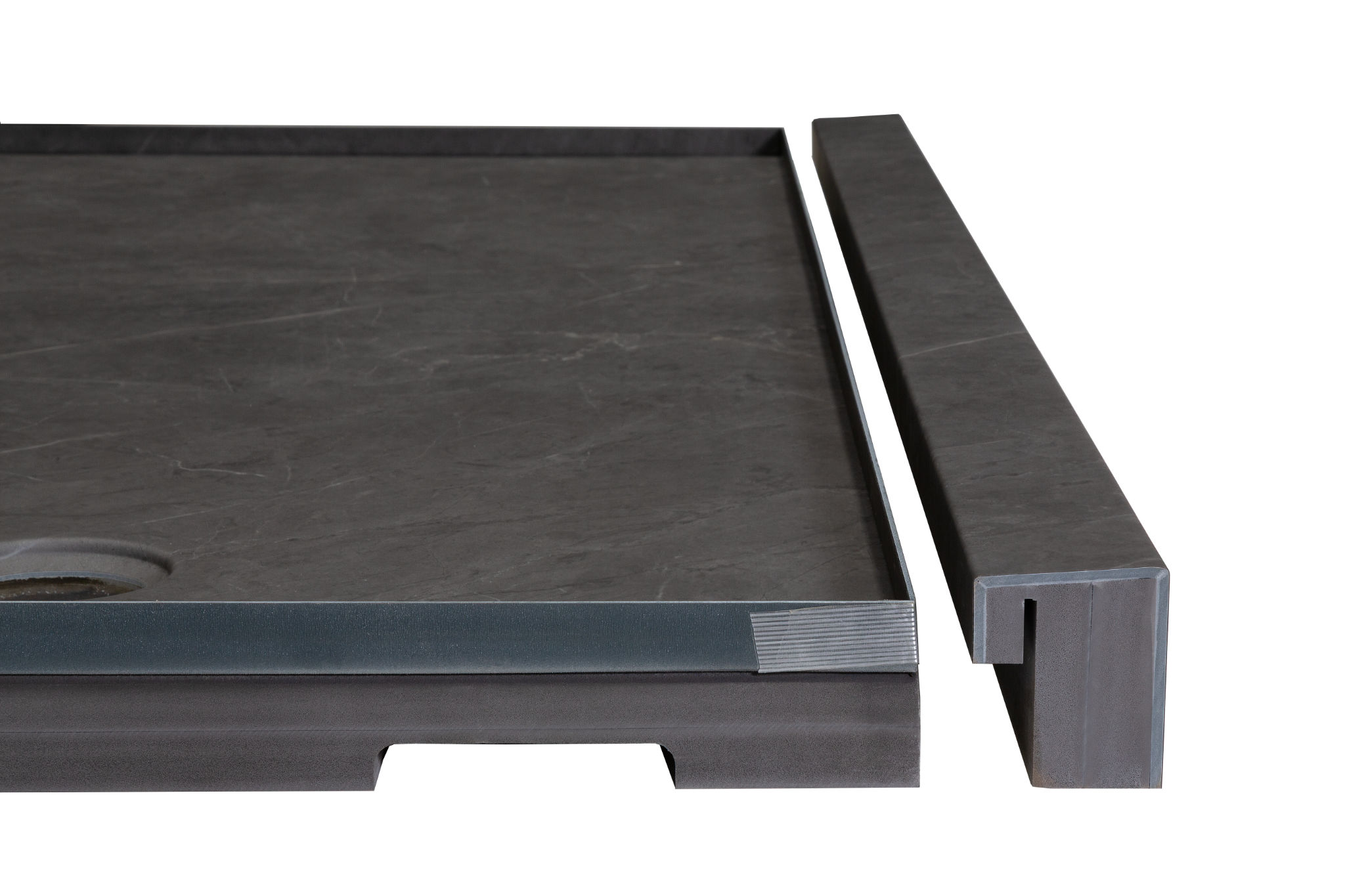 Shower Pan 36x60 Graphite Slate | Matteo Kitchens