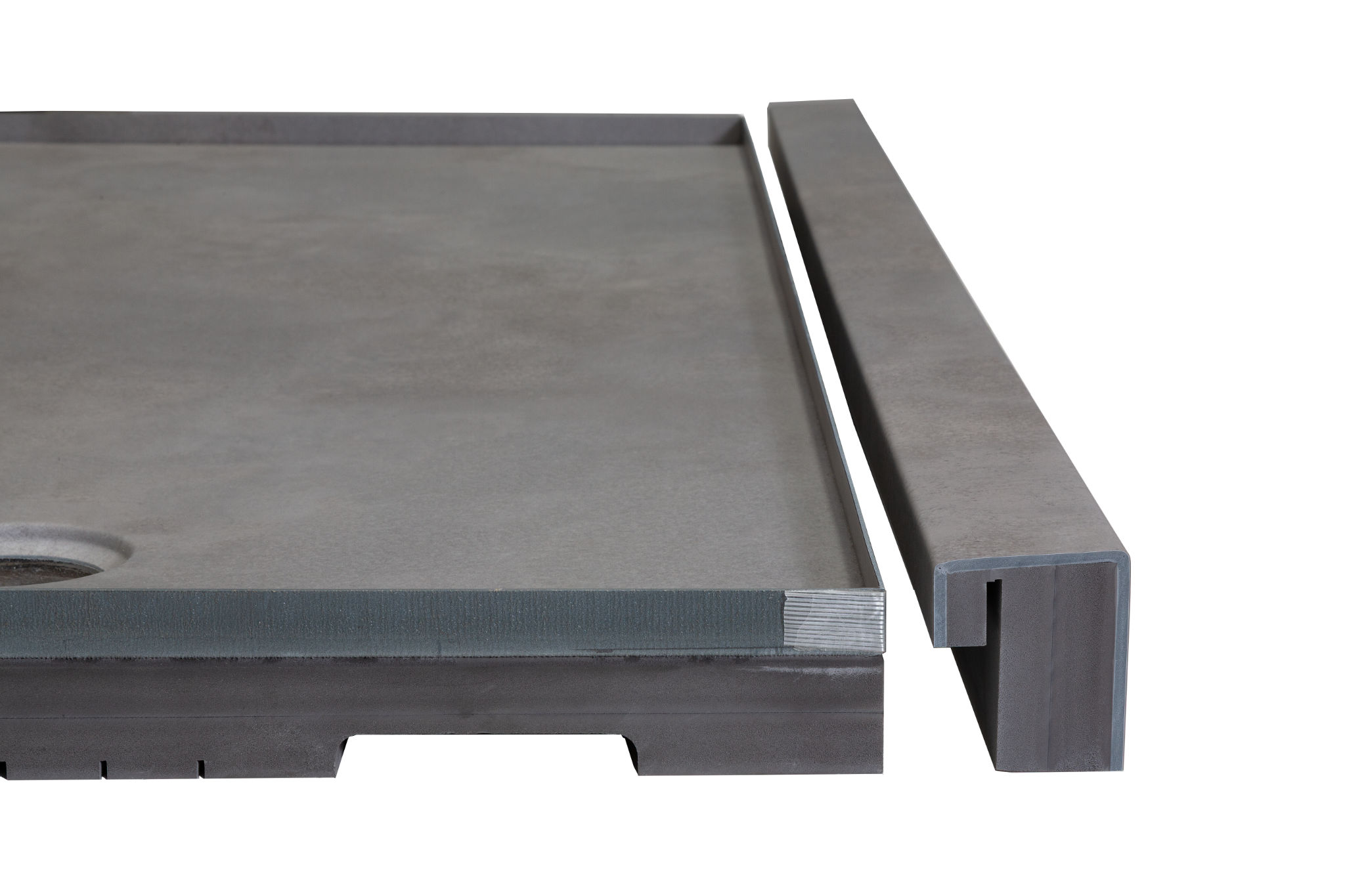 Shower Pan 36x60 Urban Concrete | Matteo Kitchens