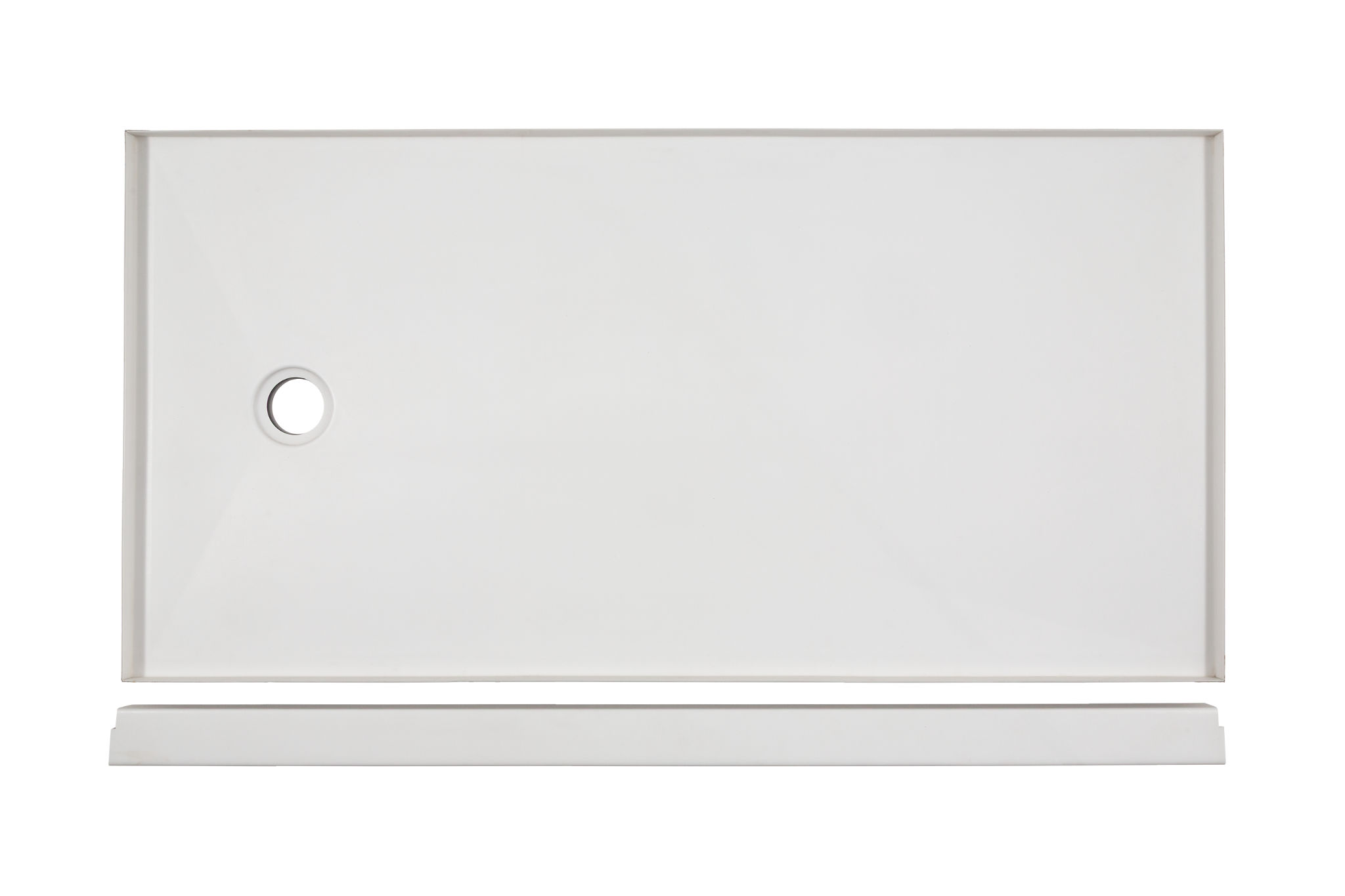 Shower Pan 36x60 Vivid White | Matteo Kitchens