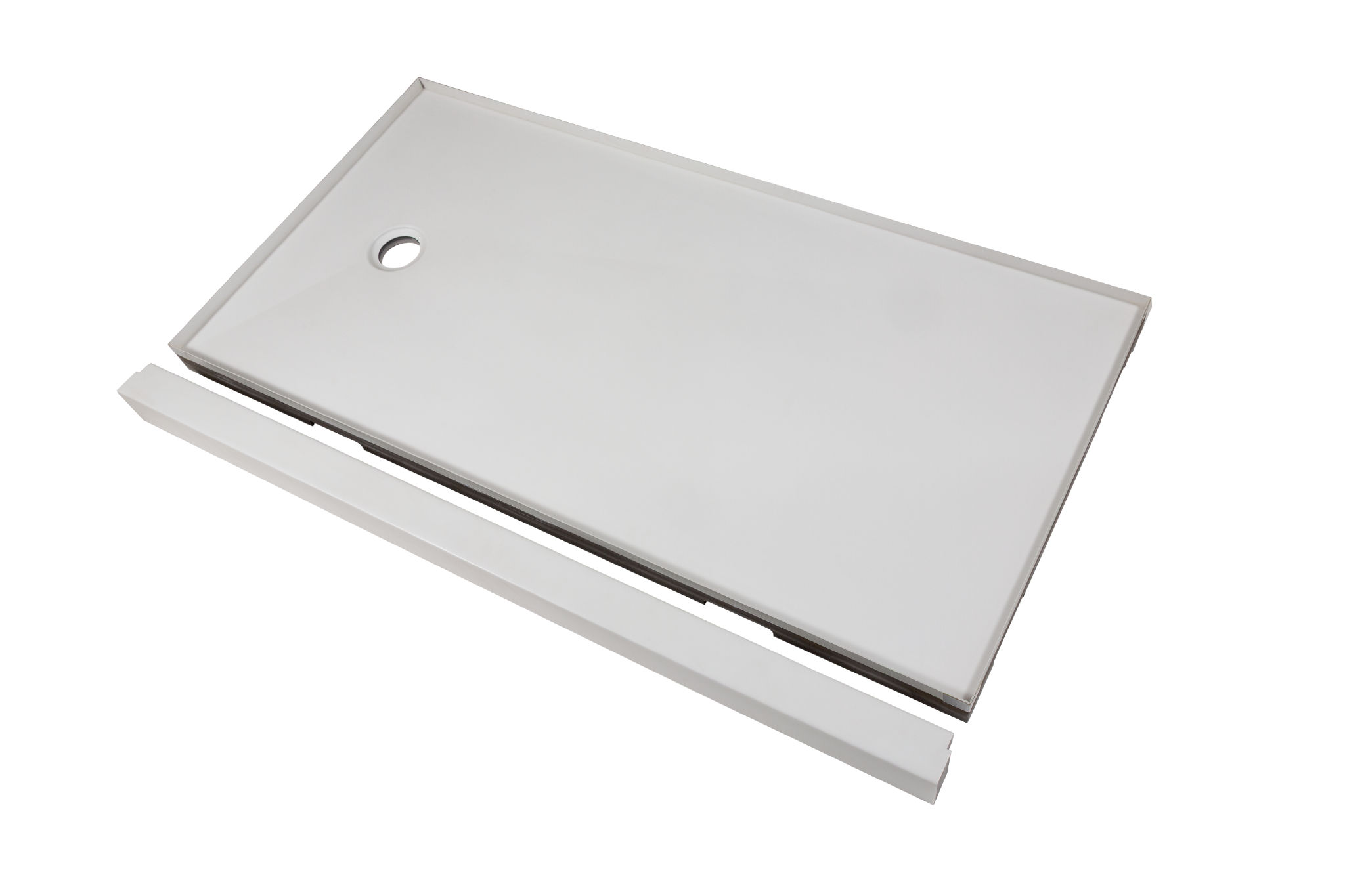 Shower Pan 36x60 Vivid White | Matteo Kitchens
